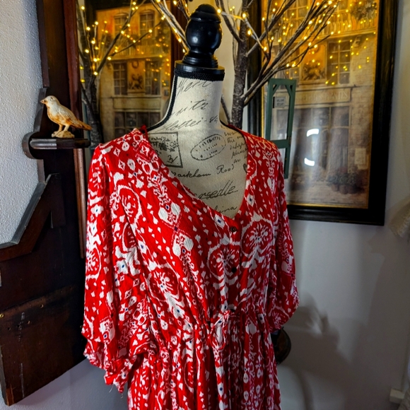 Knox rose red maxi dress long dress - Picture 3 of 12